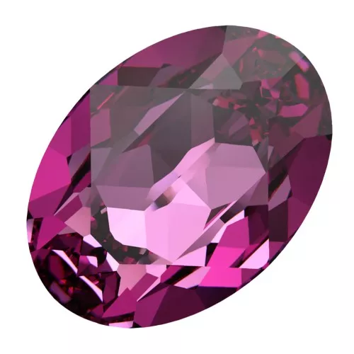 Cabochon PureCrystal 4120 ovale 14x10 mm - Dark rose x1