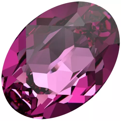 Cabochon PureCrystal 4120 ovale 18x13 mm - Dark rose x1