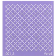 Silk Screen VeroS per pasta polimerica 90x90 mm - motivo Vintage n°001_2 x1|raw }}