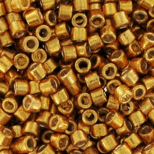 Miyuki Delica Duracoat 10/0 DBM1833 - Galvanized Yellow Gold x8g