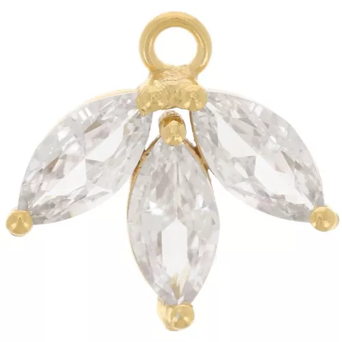 16 Ganci Per Orecchini Francesi Placcati Oro 24K - Con Foro Per Pendenti, Per Creazioni Fai Da Te - Foto 8