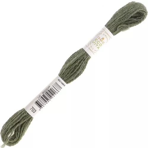 Filato di lana biologica DMC Eco Vita 360 - Verde muschio (703) x16m