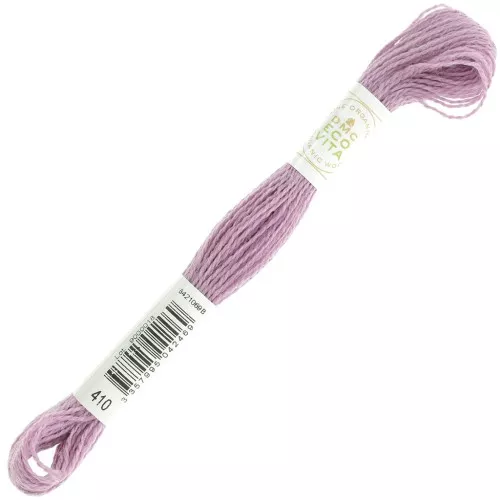 Filato di lana biologica DMC Eco Vita 360 - Rosa polvere (410) x16m