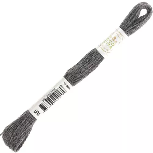 Filato di lana biologica DMC Eco Vita 360 - Grigio scuro (004) x16m