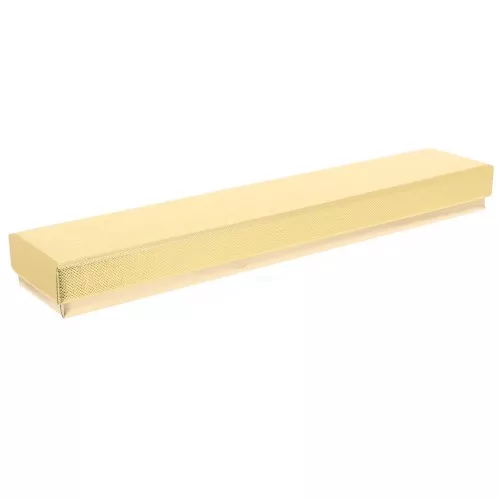Scatola per bracciali e orologi in cartone 23x4,5x2,5 cm -dorato x1