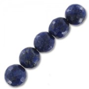 Perline Tonde sfaccettate  8 mm Lapis Lazuli x10|raw }}