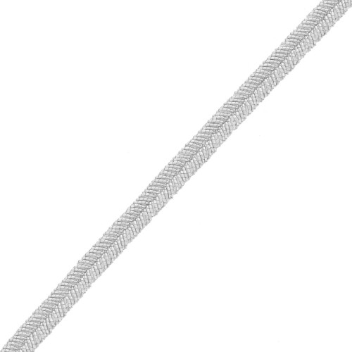 Soutache Le Fil - Made in Italy 3,5 mm - Argento x1m