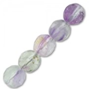 Perline Tonde sfaccettate  4 mm Fluorite x20|raw }}
