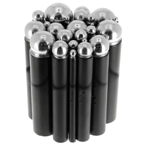 Set di 24 bulloni da 2,7 mm a 24,5 mm in acciaio