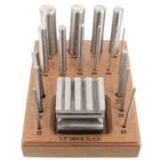 Set di matrici per campanatura - 16 bouterolles e una matrice scanalata|raw }}