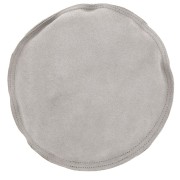 Cuscino per incisione rotondo in pelle di cervo 17 cm Grigio x1|raw }}
