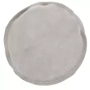 Cuscino per incisione rotondo in pelle di cervo 17 cm Grigio x1