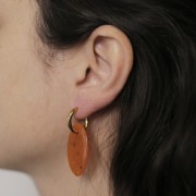 Orecchini rotondi da 17 mm - filo da 2,5 mm - acciaio inox 304L x20