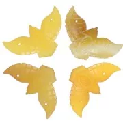 Distanziatore aquila in pietra colorata 42x24 mm - Citrino x1