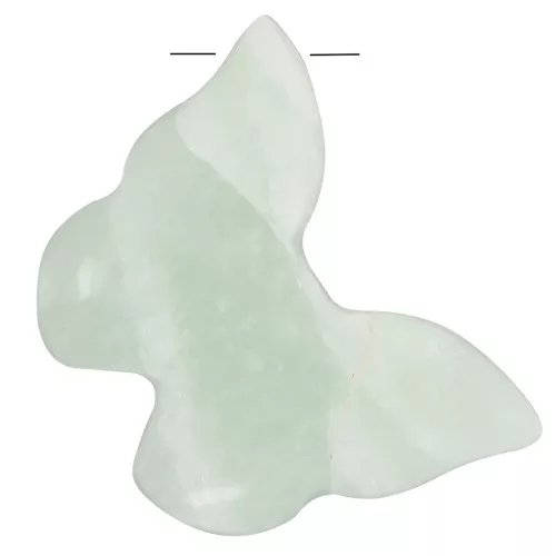 Pendente farfalla in pietra semipreziosa 13x18 mm - Amazzonite x1