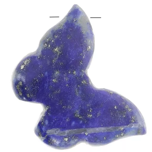 Pendente farfalla in pietra semipreziosa 13x18 mm- Lapis Lazuli x1