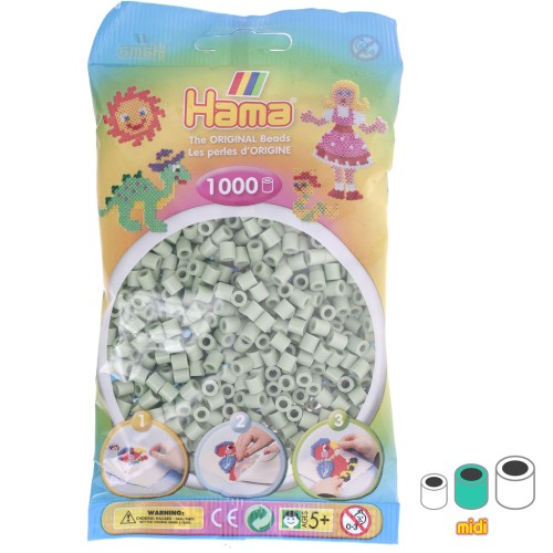 Perline da stiro Hama MIDI 5 mm - Eucalipto (n°101) x1000