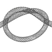 Maglia tubolare mm. 4 Nero x 4 m