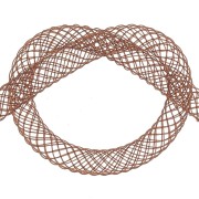 Maglia tubolare mm. 4 Bruno x 4 m|raw }}