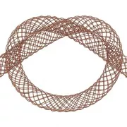 Maglia tubolare mm. 4 Bruno x 4 m