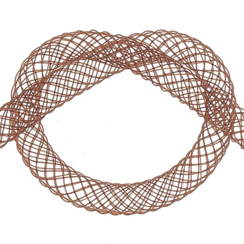 Maglia tubolare mm. 4 Bruno x 4 m