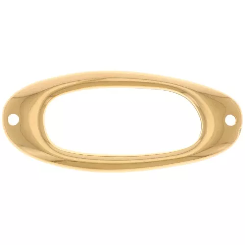Distanziatore rettangolare cavo 36,5x15 mm - Dorato con oro fino x1