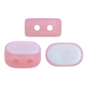 Perle in vetro Lipsi® di Puca® 4x6 mm - Light Rose Opal Mat AB x10g|raw }}