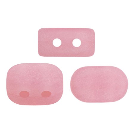 Perle in vetro Lipsi® di Puca® 4x6 mm - Light Rose Opal Mat x10g
