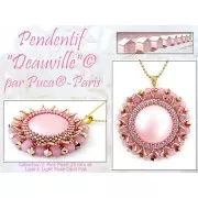 Perle in vetro Lipsi® di Puca® 4x6 mm - Light Rose Opal Mat x10g