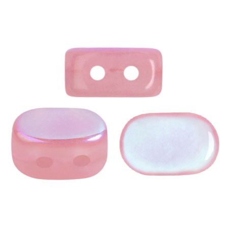 Perle in vetro Lipsi® di Puca® 4x6 mm - Light Rose Opal AB x10g