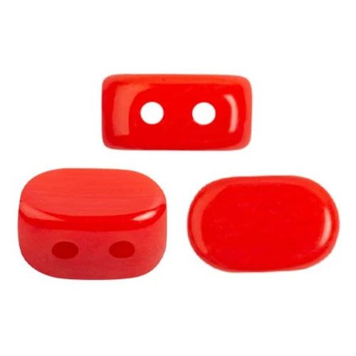 Perle in vetro Lipsi® di Puca® 4x6 mm - Opaque Light Coral x10g