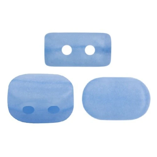 Perle in vetro Lipsi® di Puca® 4x6 mm - Blue Opal Mate x10g