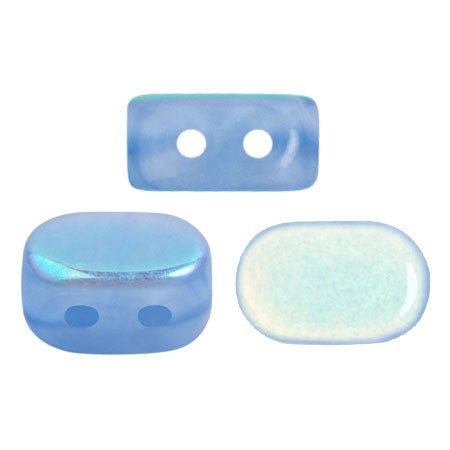 Perle in vetro Lipsi® di Puca® 4x6 mm - Blue Opal AB x10g