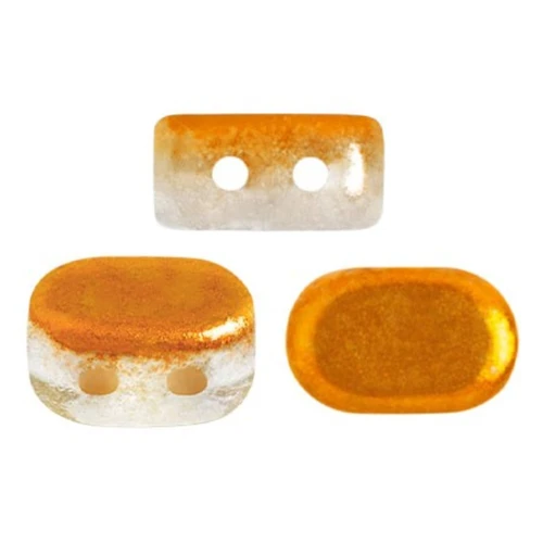 Perle in vetro Lipsi® di Puca® 4x6 mm - Ice Slushy Orange x10g