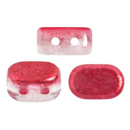 Perle in vetro Lipsi® di Puca® 4x6 mm - Ice Slushy Cherry x10g