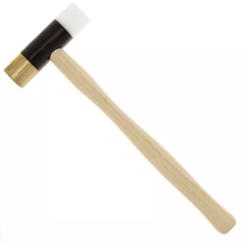 Martello a doppia testa in nylon e ottone x1