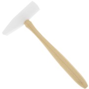 Martello a due teste in nylon rotondo e smussato x1