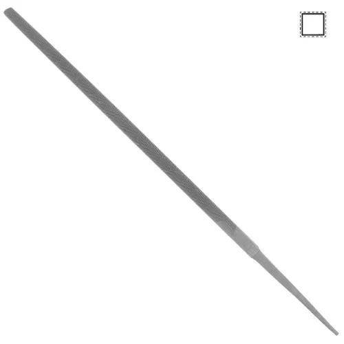 Lima quadrata 200x6 mm - grana fine - utensili per gioielleria x1