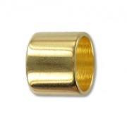 Passanti 12x10 mm per cordoni 10 mm Dorato con oro fino x1