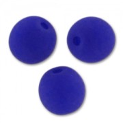 Perle tonde mm. 4 Neon Dark Blue Mat x50|raw }}