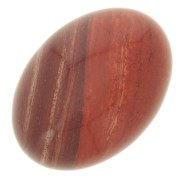 Cabochon ovale mm. 18x13 Diaspro Rosso|raw }}