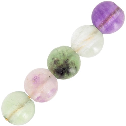 Perline Tonde 4 mm Fluorite x20