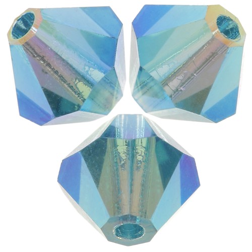 Biconi Preciosa 6 mm - MC Bead Rondell - Indicolite AB 2X x12