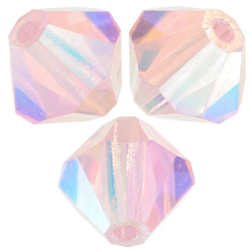 Biconi Preciosa 6 mm - MC Bead Rondell - Pink Sapphire AB 2X x12