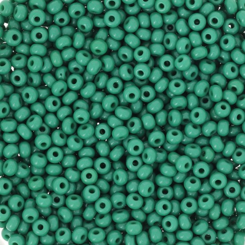 Perla Preciosa 11/0 2 mm - Verde scuro opaco x 20 g