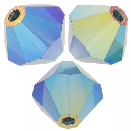 Biconi Preciosa 6 mm - MC Bead Rondell - Montana AB 2X x12