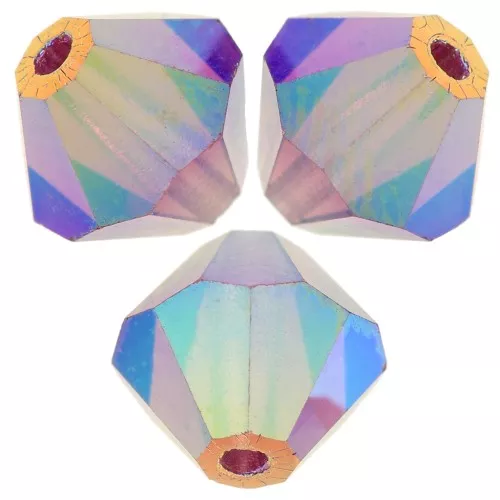 Biconi Preciosa 6 mm - MC Bead Rondell - Amethyst AB 2X x12
