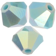 Biconi Preciosa 6 mm - MC Bead Rondell - Turquoise AB 2X x12