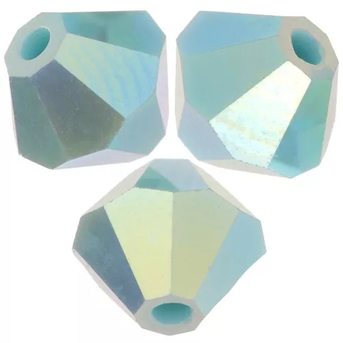 Biconi Preciosa 6 mm - MC Bead Rondell - Turquoise AB 2X x12
