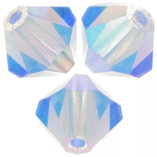 Biconi Preciosa 6 mm - MC Bead Rondell - Light Sapphire AB 2X x12